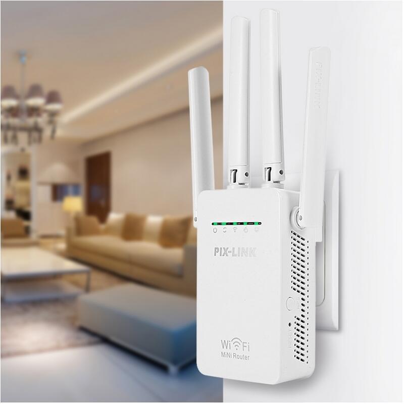 Four Antenna Wireless Router Repeater