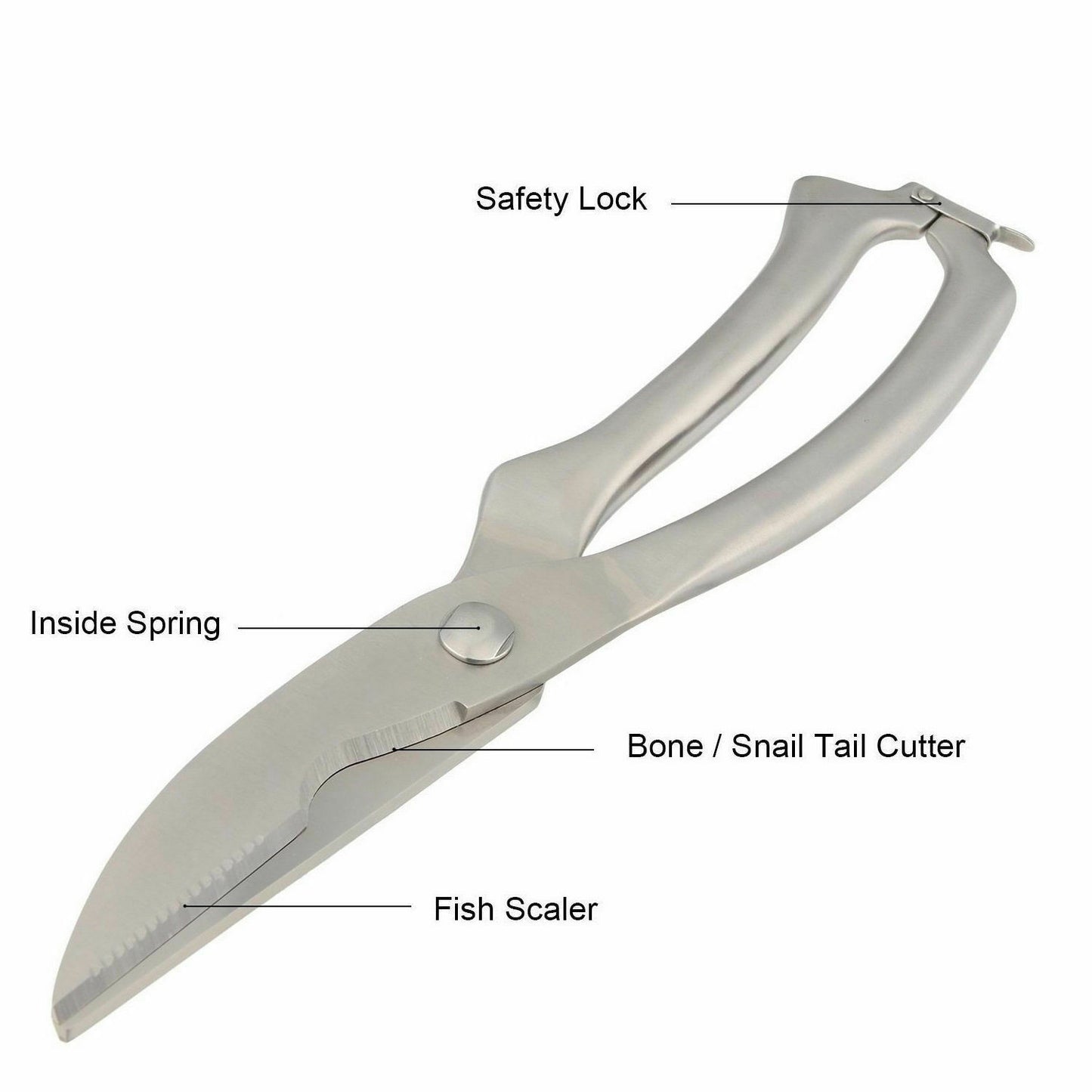 Knives Kitchen Shears Stainless Steel Scissors