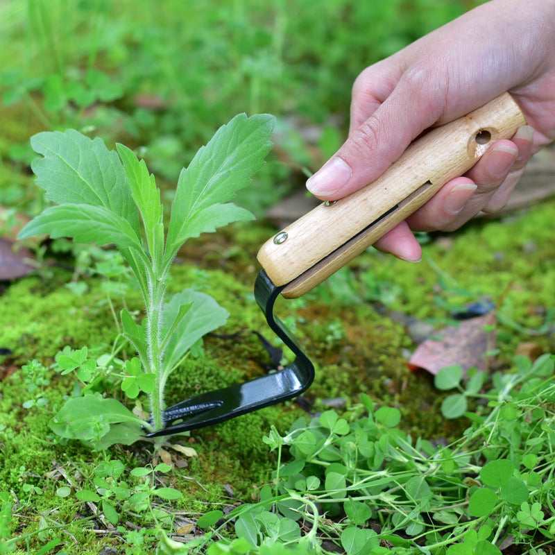 Weeding And Seedling Rooting Device