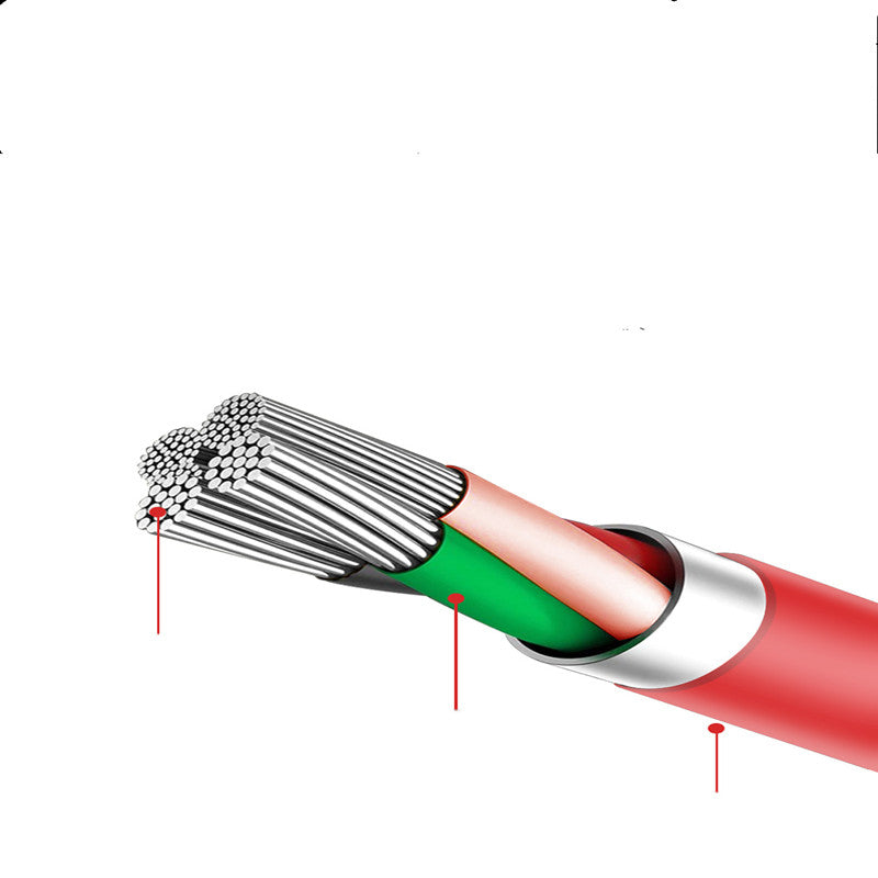 Data Cable One For Three Telescopic