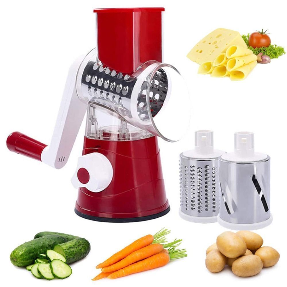 3-in-1 Rotary Food Slicer Chopper