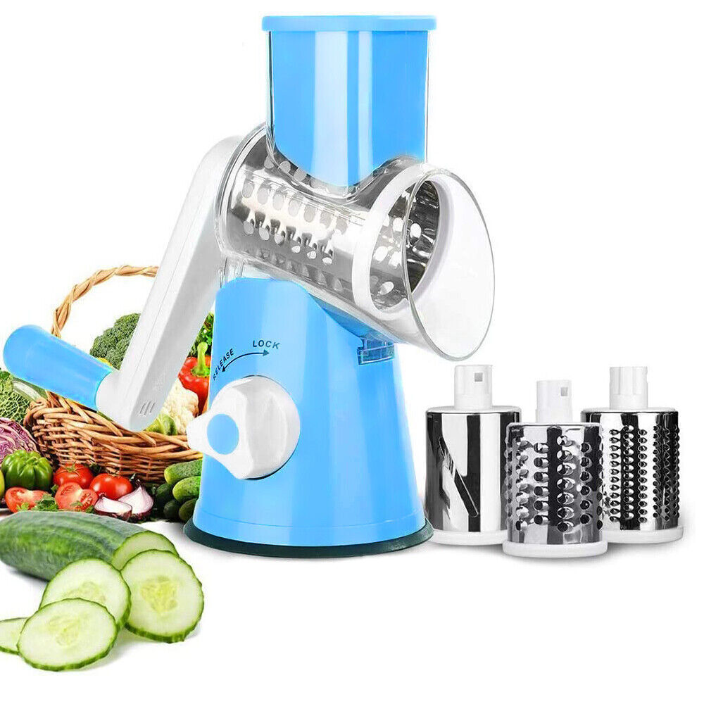 3-in-1 Rotary Food Slicer Chopper